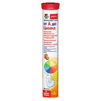 Illustration of the product packaging Doppelherz aktiv от А до Цинка front view